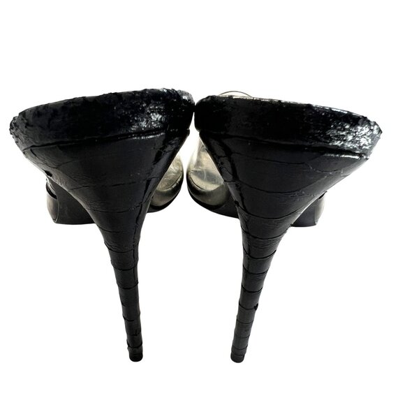 FEMME Gianni Mules in Black Clear - Picture 4 of 9